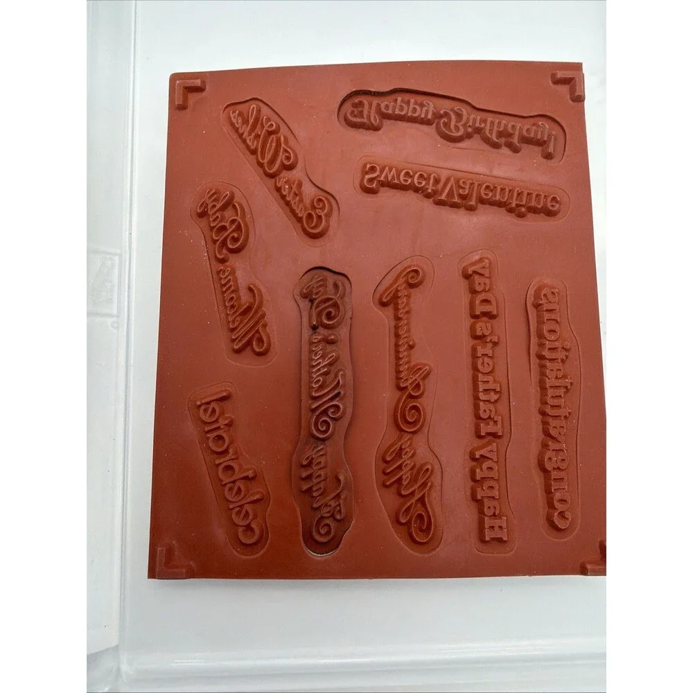 Stampin' Up! Lot of 3 stamp sets afterthoughts fresh vintage something celebrete